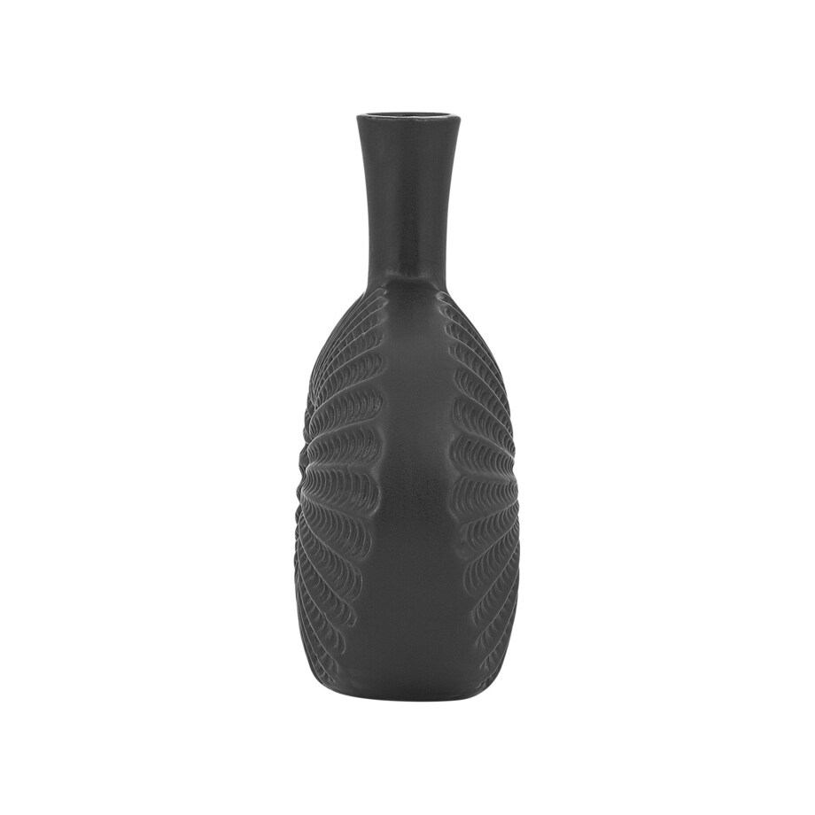 Wazon dekoracyjny ceramiczny czarny ARWAD