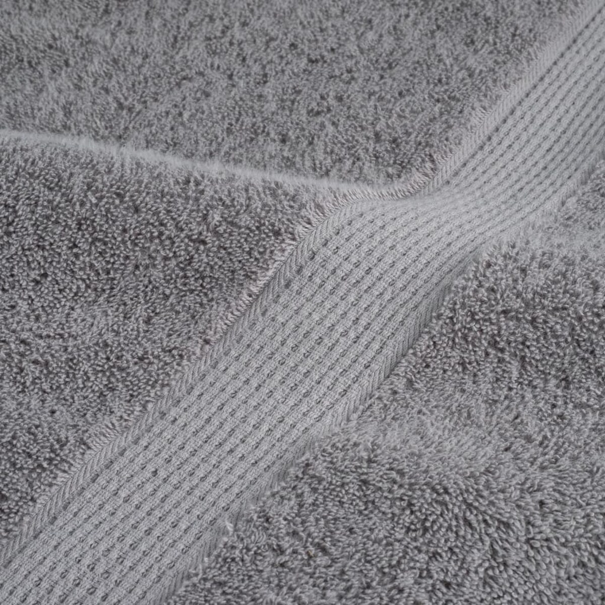 vidaXL Ręczniki premium SOLUND, 2 szt., szare, 80x200 cm