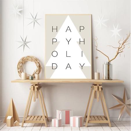 Poster Story, Plakat, Obraz - Happy Holiday, wymiary 42 x 60 cm