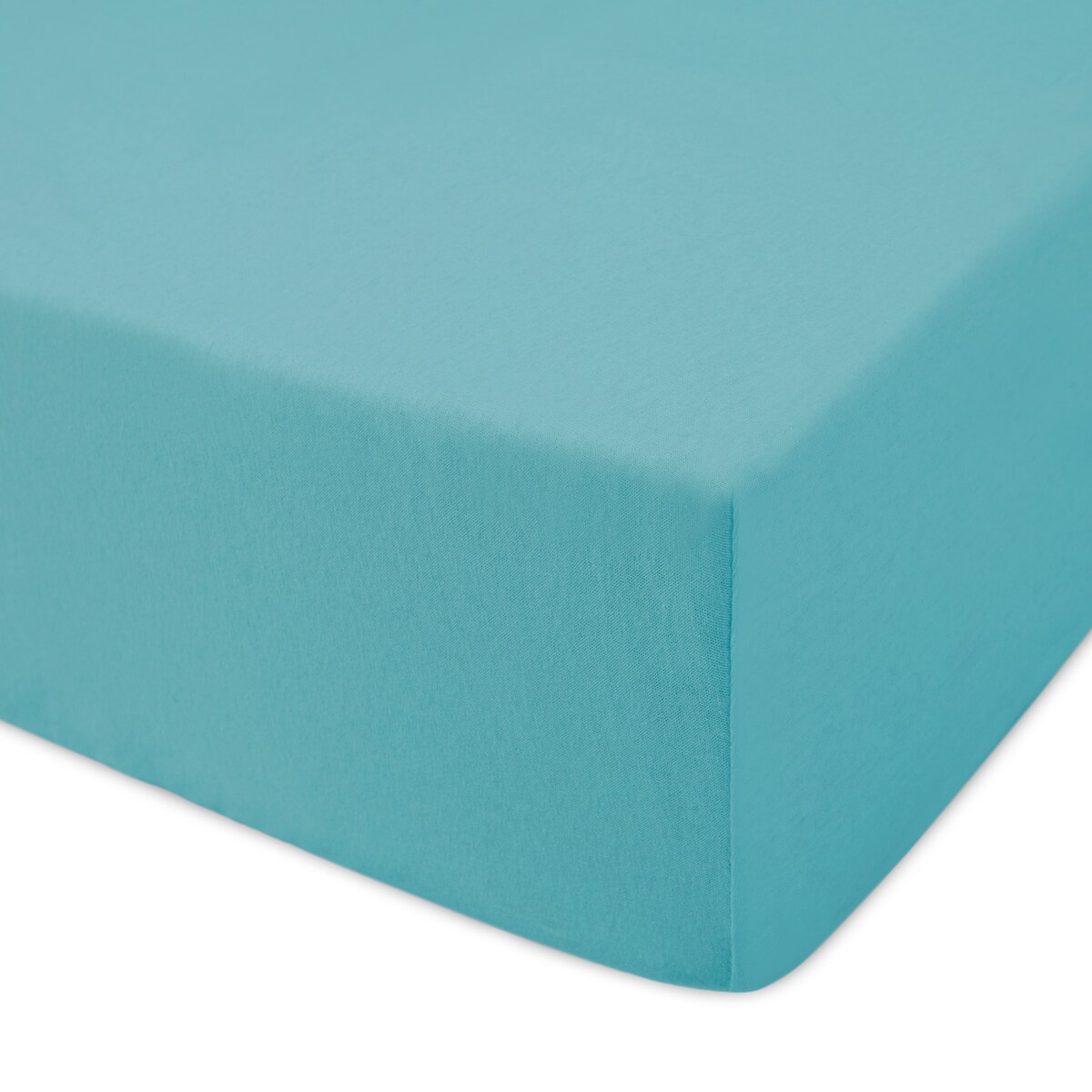 Prześcieradło jersey z gumką 120x200 kolor Turkus