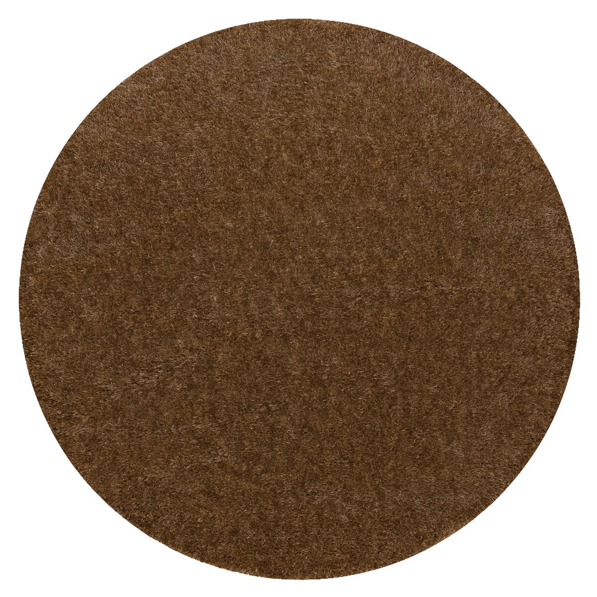 Dywan BUENOS koło 6650 shaggy jednolity, koło 120 cm