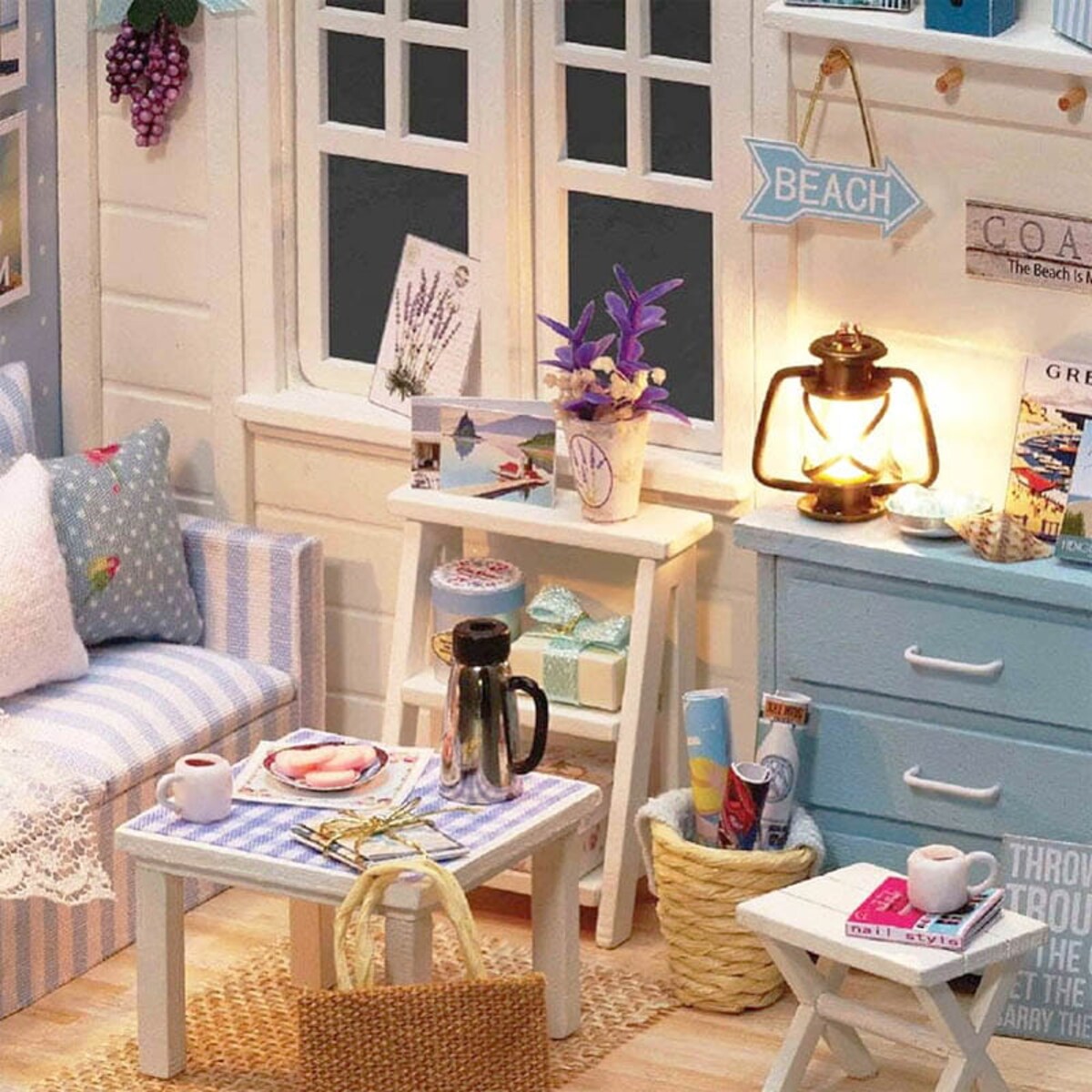 Miniaturowy domek - Pokój Jasia