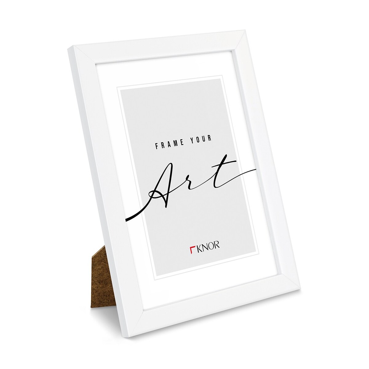 Ramki, biała ramka, 10x15 cm, ramka na zdjęcie, Knor - białe ramki, plexi