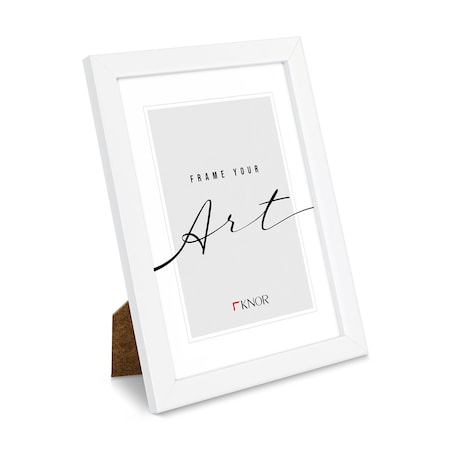 Ramki, biała ramka, 10x15 cm, ramka na zdjęcie, Knor - białe ramki, plexi