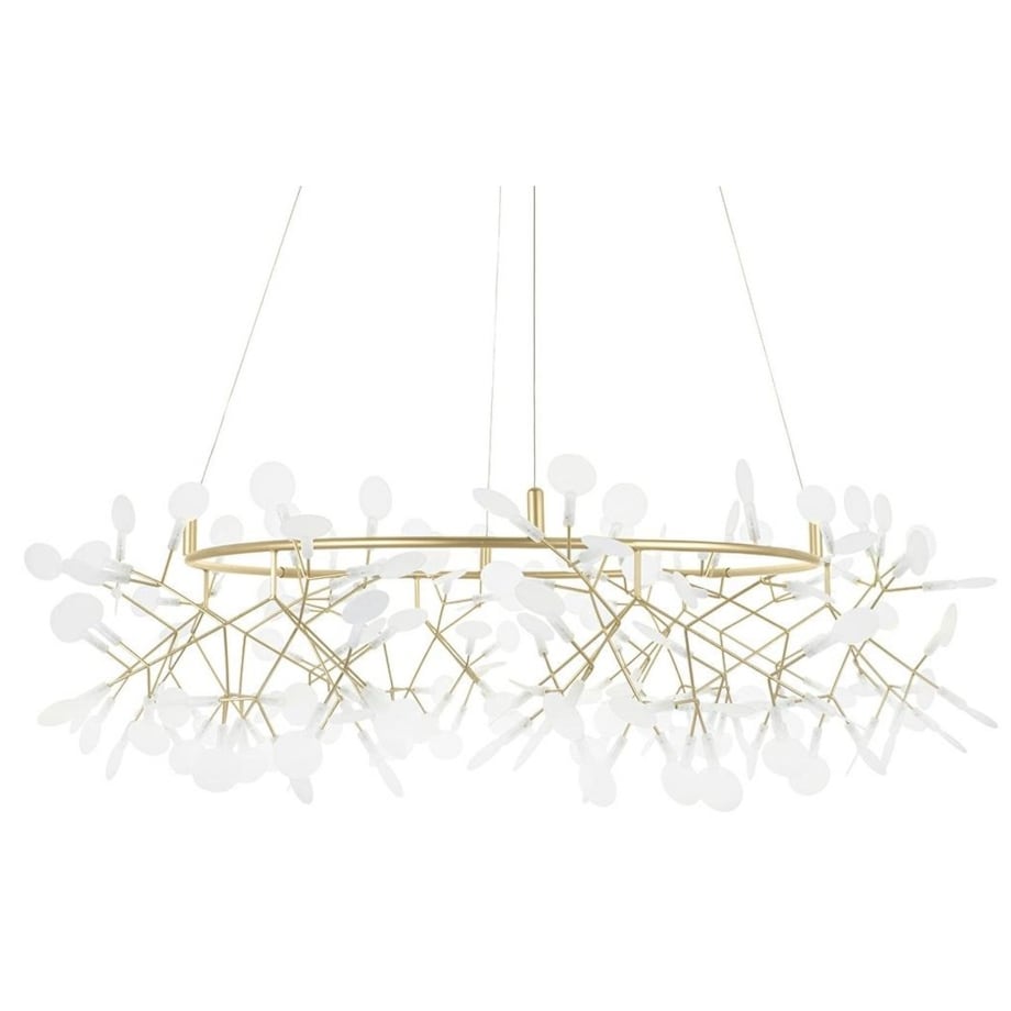 Wisząca lampa Flora MSE010100215 dekoracyjna LED 48,6W złota