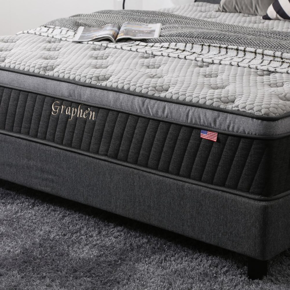 Materac Graphen Zikssen 200x200 cm