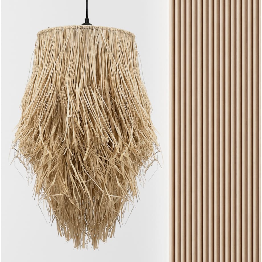 Lampa wisząca Boho naturalna APP1322-1CP