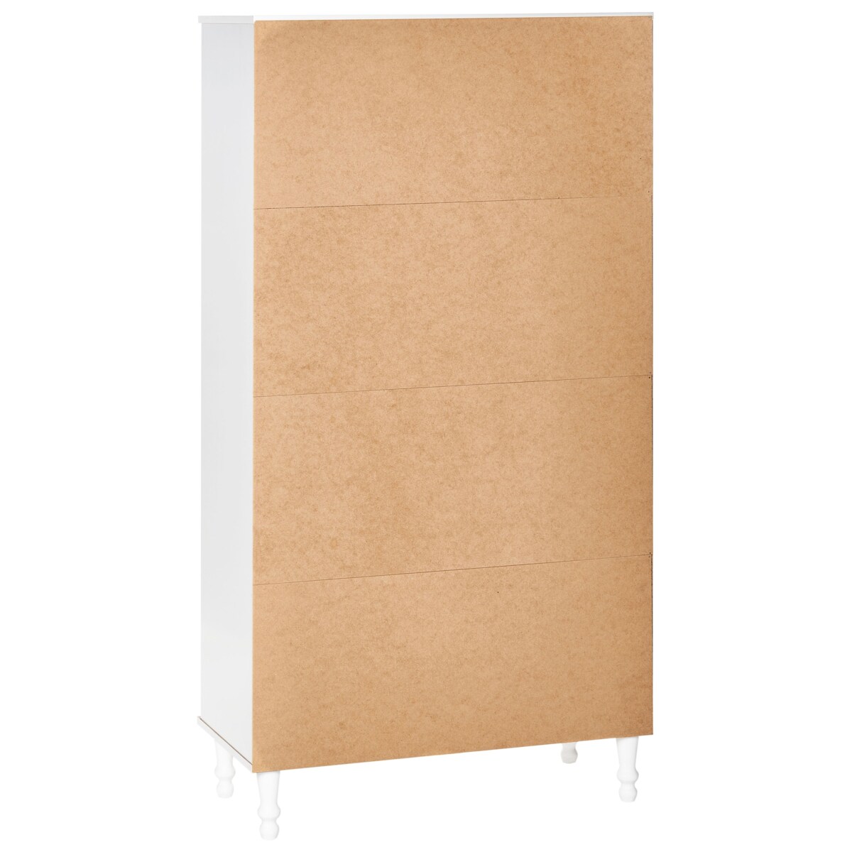 Witryna ze szklaną gablotą 80 cm biała TINGLEDALE