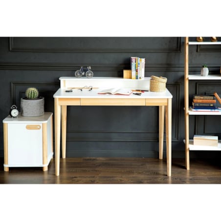 Biurko ASHME 110x56 białe