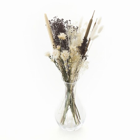 Jesienny zestaw suszonych kwiatów do wazonu Coffee