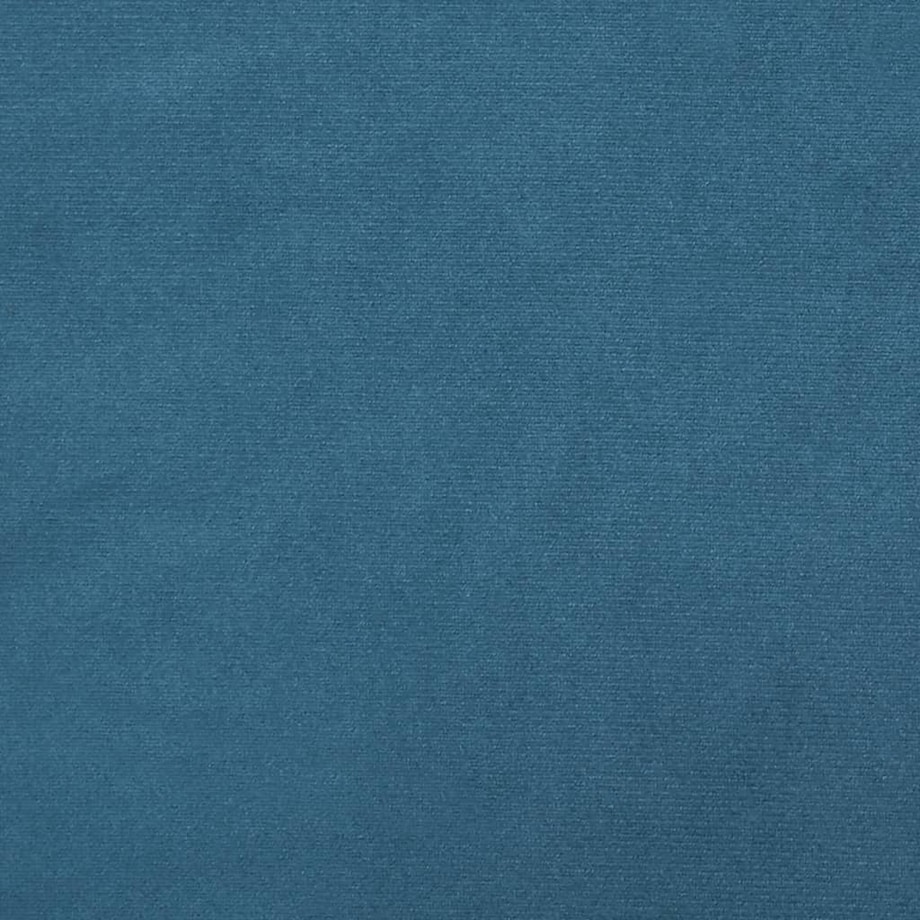 vidaXL Podnóżek z drewnianymi nóżkami, niebieski, obity aksamitem