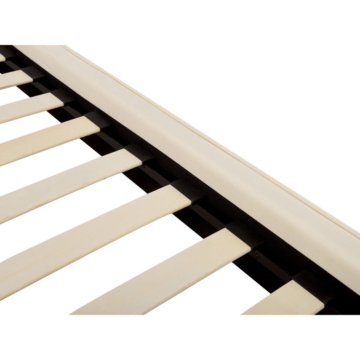 Łóżko welurowe 160 x 200 cm beżowe SENLIS