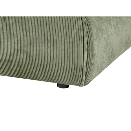 Łóżko wodne sztruksowe 160 x 200 cm zielone VINAY