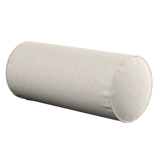 Poduszka wałek prosty, melanż szaro-beżowy, Ø16 x 40 cm, Loneta