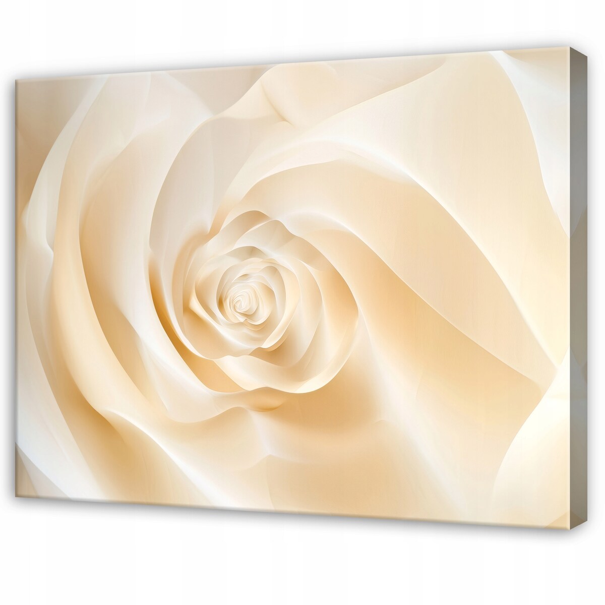 Obraz Do Sypialni Salonu Na Płótnie Abstrakcja 3D Beżowy 100x70