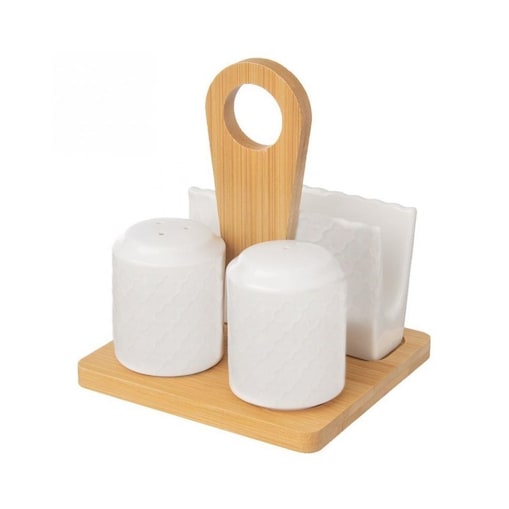 Orion przyprawnik porcelanowy serwetnik solniczka pieprzniczka 48716