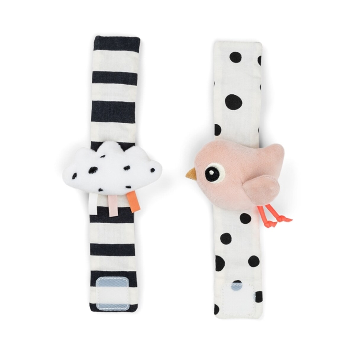 Done by Deer Zabawka na Rączkę 2 szt Happy Clouds Powder