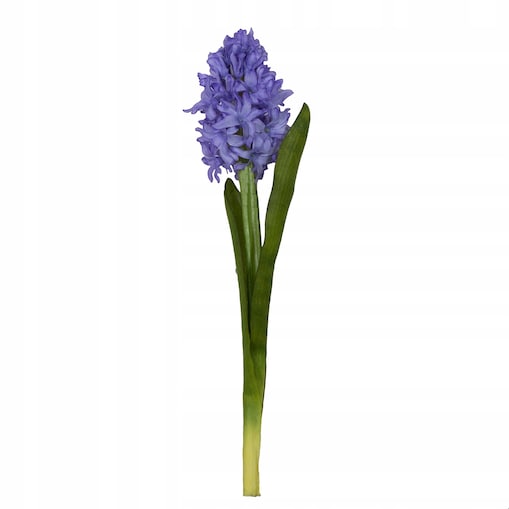SZTUCZNY KWIAT HIACYNT fioletowy gałązka jak żywa 33cm