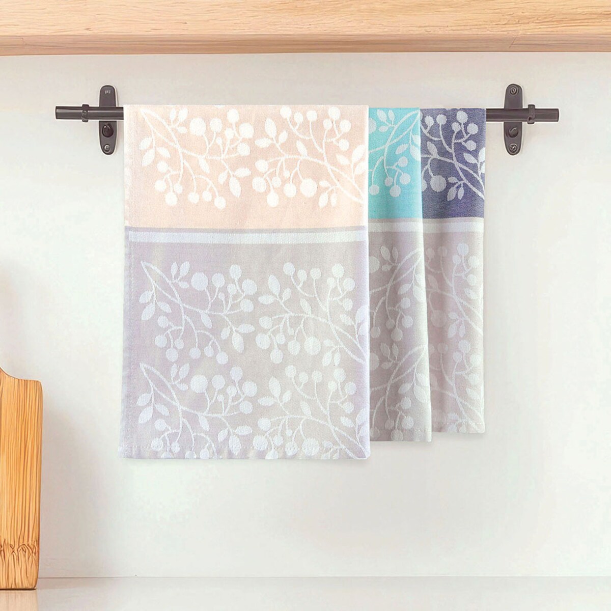 Ścierka bawełniana kuchenna 50x70 Perełka niebieska