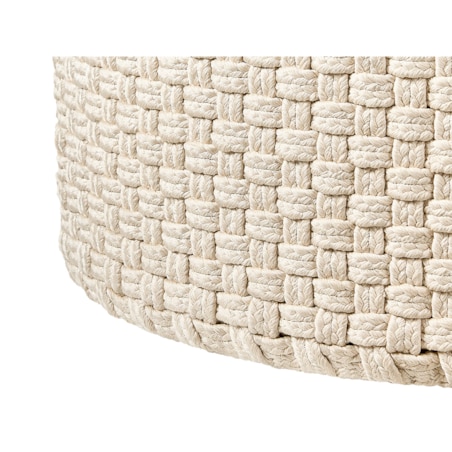 Puf ogrodowy 70 cm jasnobeżowy MITHI