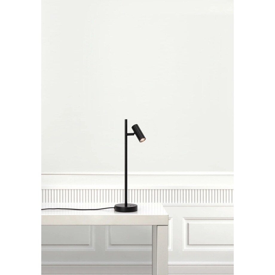 Minimalistyczna lampka stojąca Omari 2112245003 Nordlux regulowana czarna