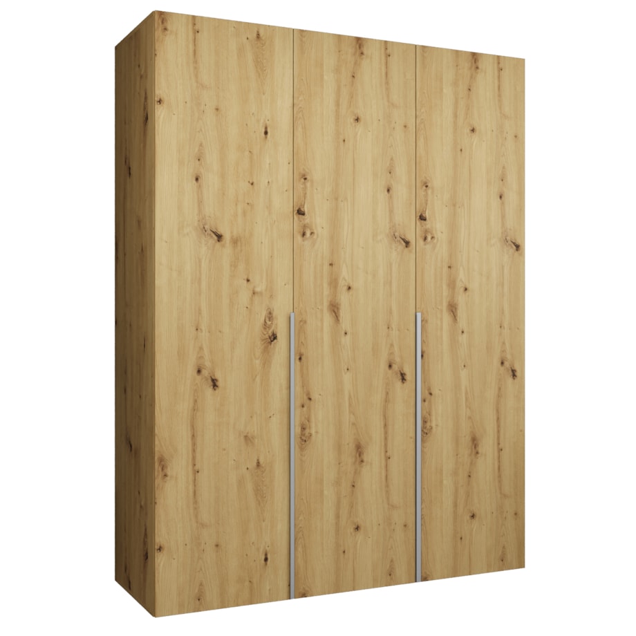 Szafa uchylna otwierana ALICANTE 1 150 wys. 202 cm Artisan + u. Czarny