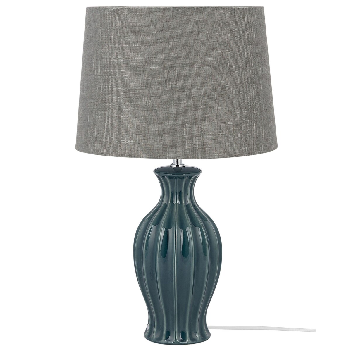 Lampka nocna ceramiczna zielona SAMINA