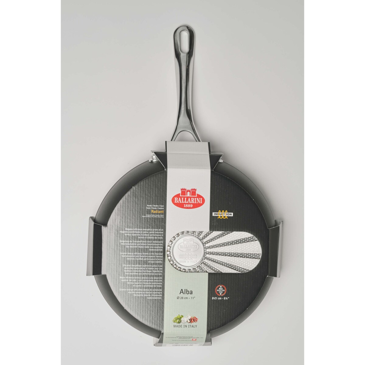 Tytanowa patelnia indukcyjna Ballarini Alba - 24 cm