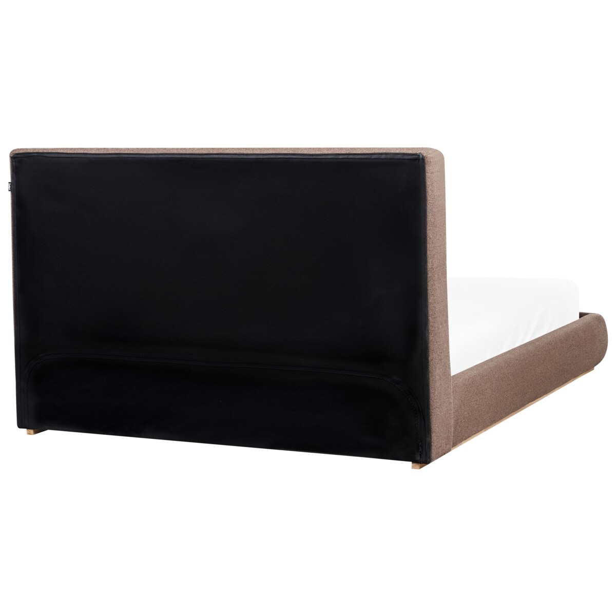 Łóżko z pojemnikiem CAMPAGNE 160 x 200 cm Ciemnobrązowy