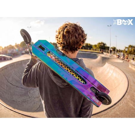 Hulajnoga wyczynowa Soke The BOX Kameleon szeroki deck 140x553 mm Boxed