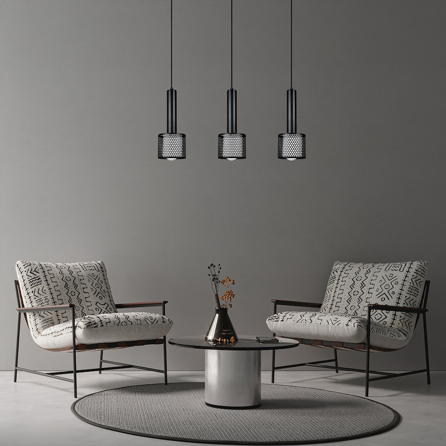 Lampa wisząca Light Prestige Amo czarny 3 x E27 1 szt.