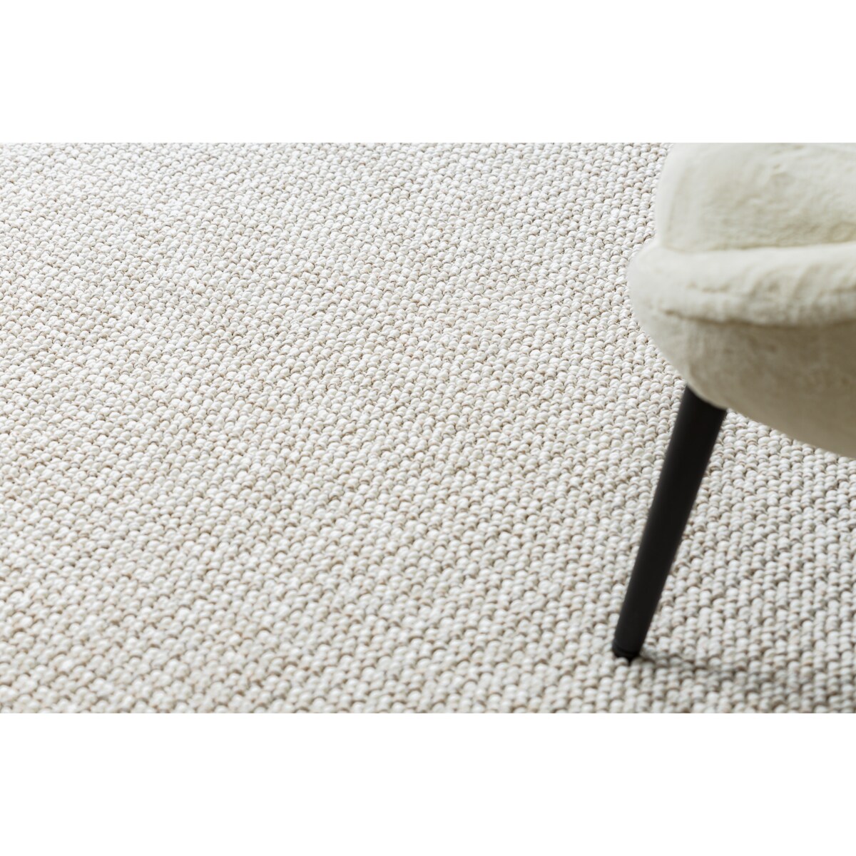 Dywan CASABLANCA LOOP biały / beż 200x200 cm