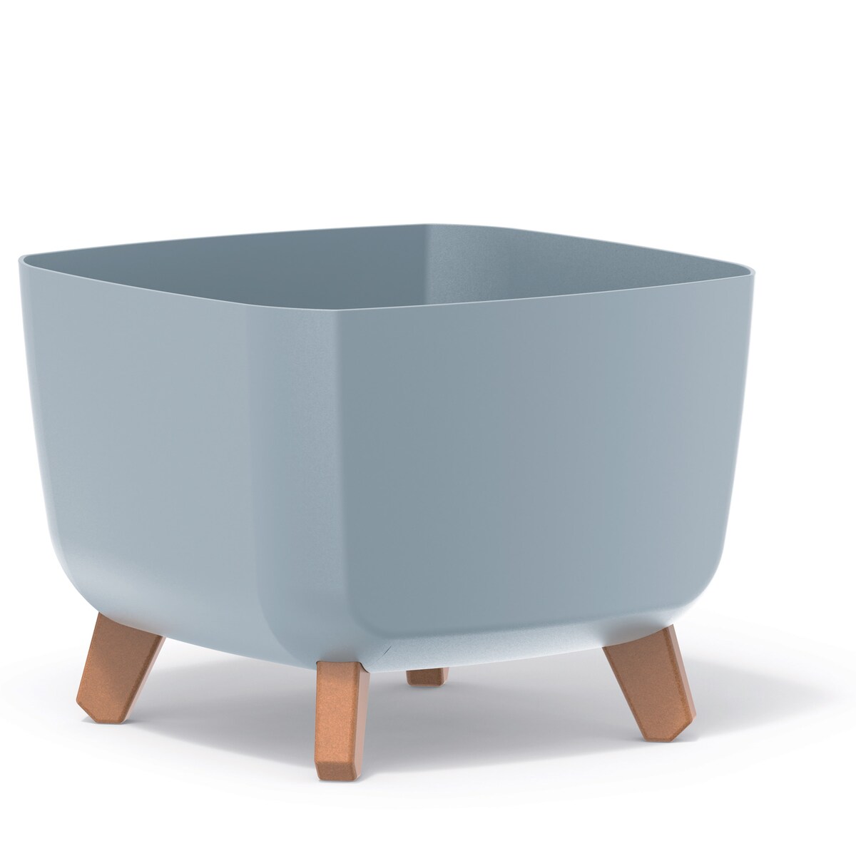 Doniczka Donica Ogrodowa 29 Cm Na Nóżkach Dekoracyjna Szara