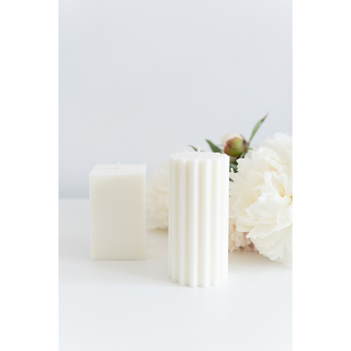 Świeca sojowa geometryczna Lines, 160 g, INSPIRA