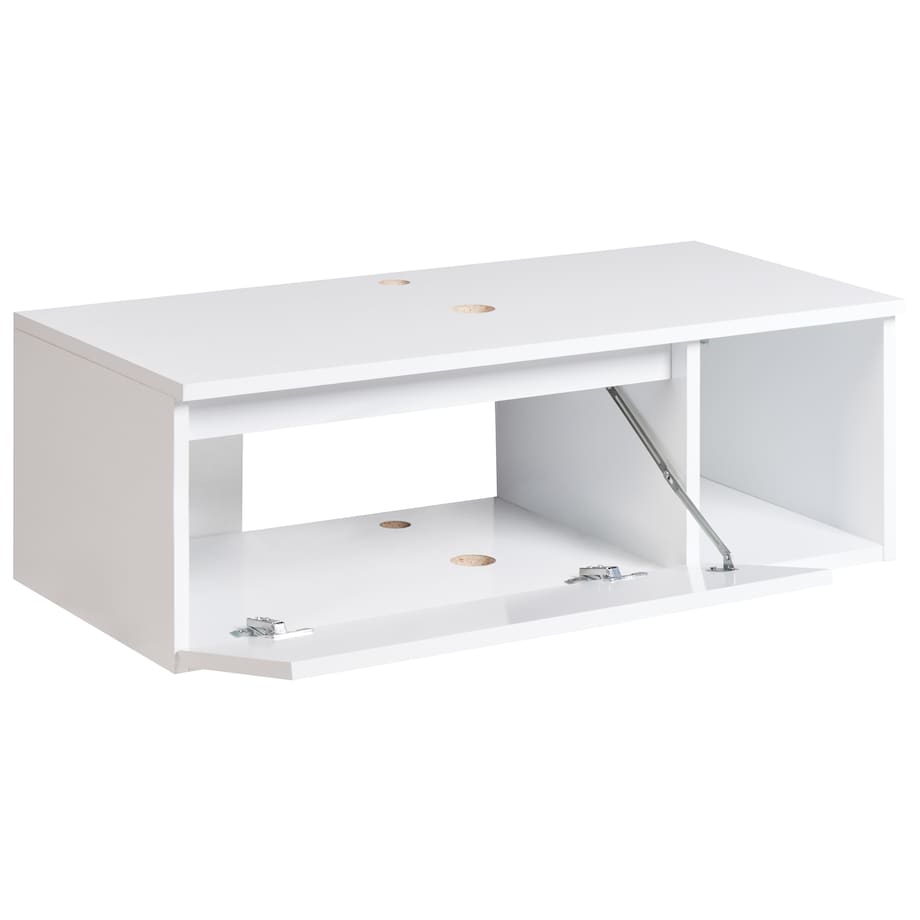 Szafka łazienkowa wisząca pod umywalkę RUPANCO 80 cm Biały
