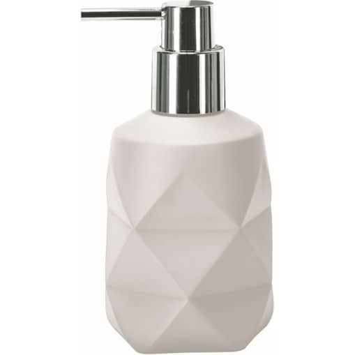 Kleine Wolke Crackle Dozownik do mydła biały kompozyt