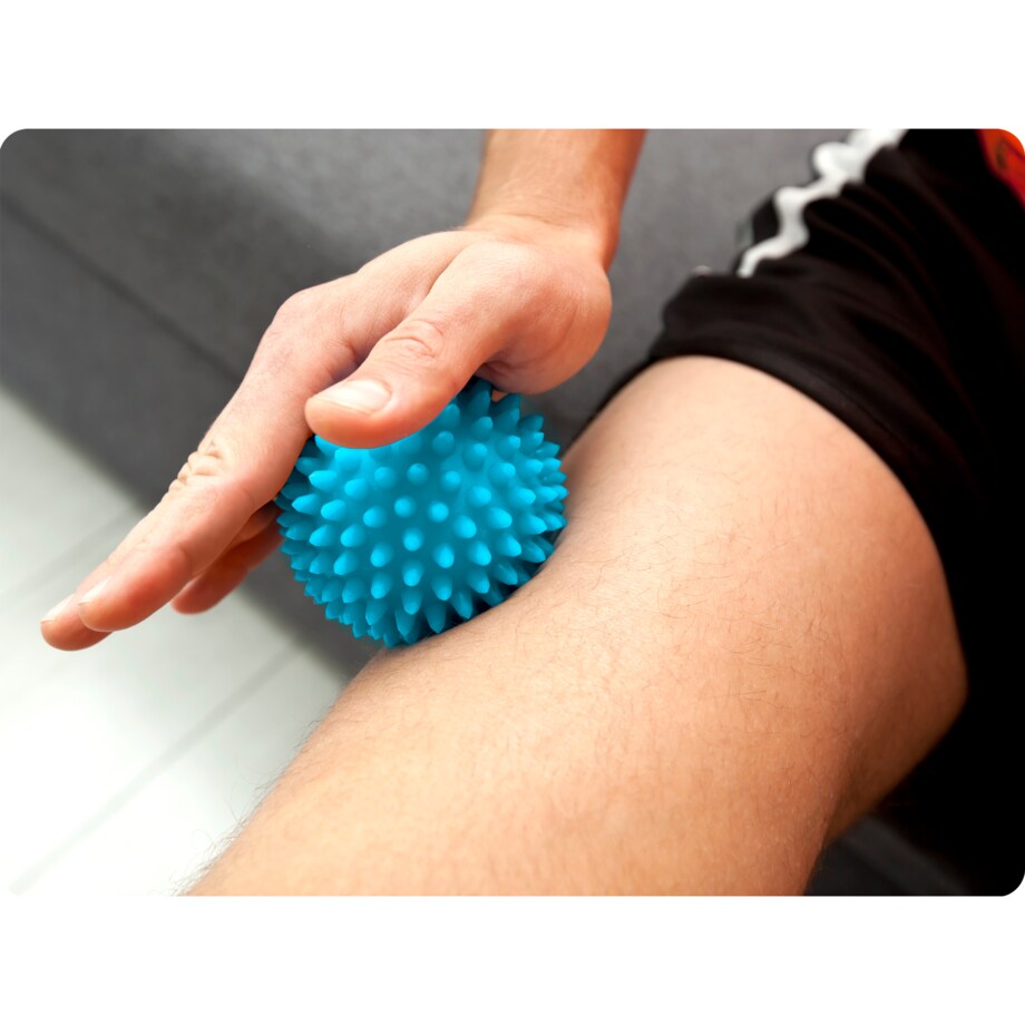 Piłka z kolcami do masażu fitness roller twarda Neo-Sport