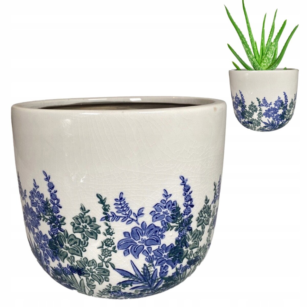 DONICZKA DO PALMY 21cm duża skandynawska na bonsai aloes osłonka donica