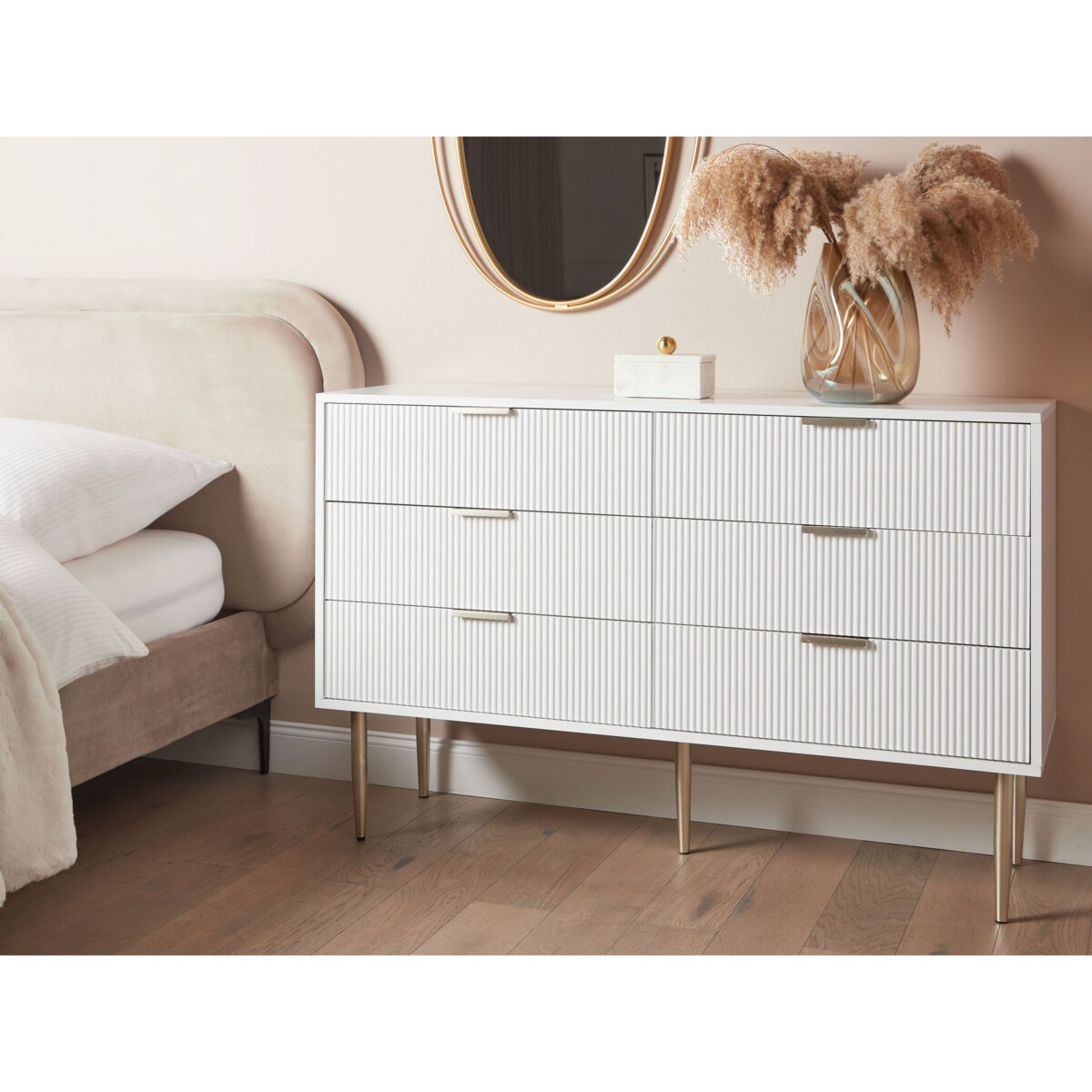 Komoda 6 szuflad SOHO Biały