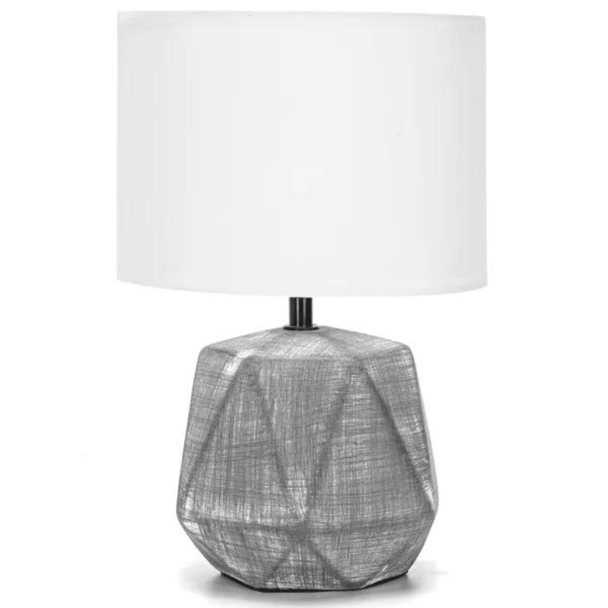 Ceramiczna lampa stołowa TRI GREY 29 cm