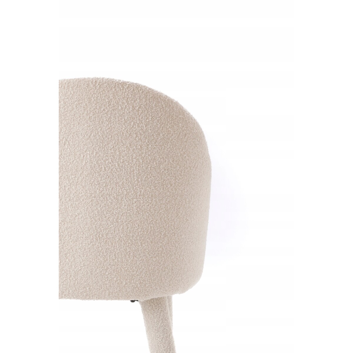 ZESTAW 2 SZTUK Krzesła MONTI Białe Tapicerowane Nowoczesne Do Jadalni