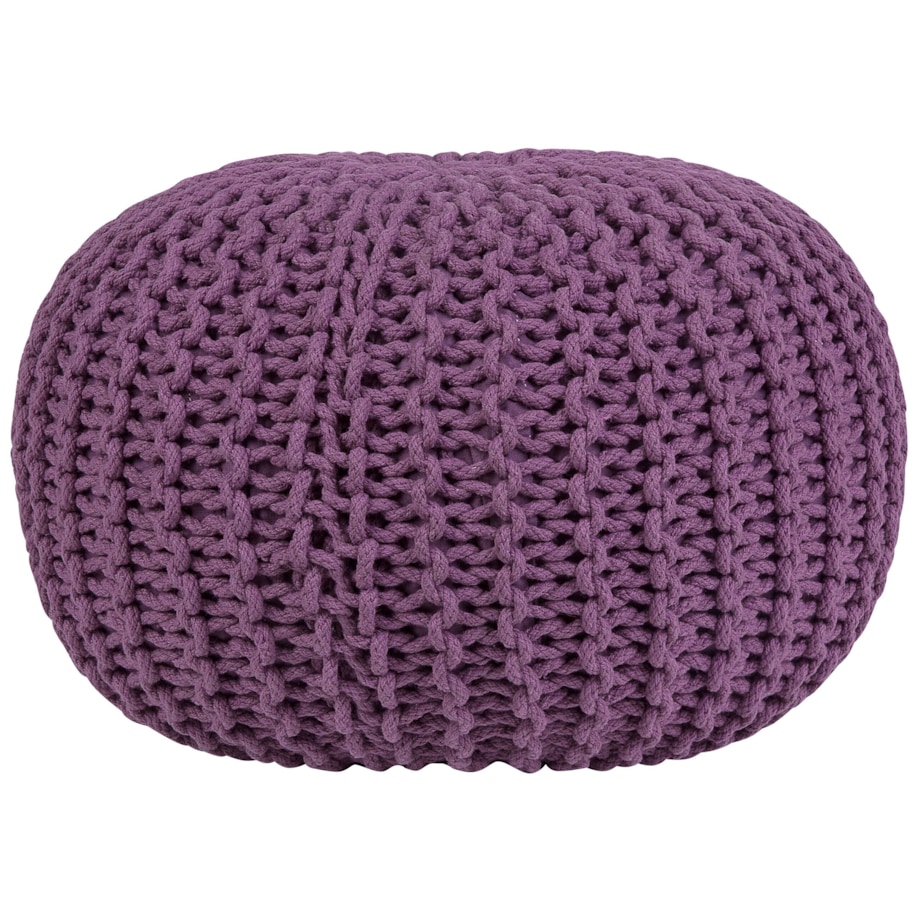 Puf 50 x 35 cm fioletowy CONRAD