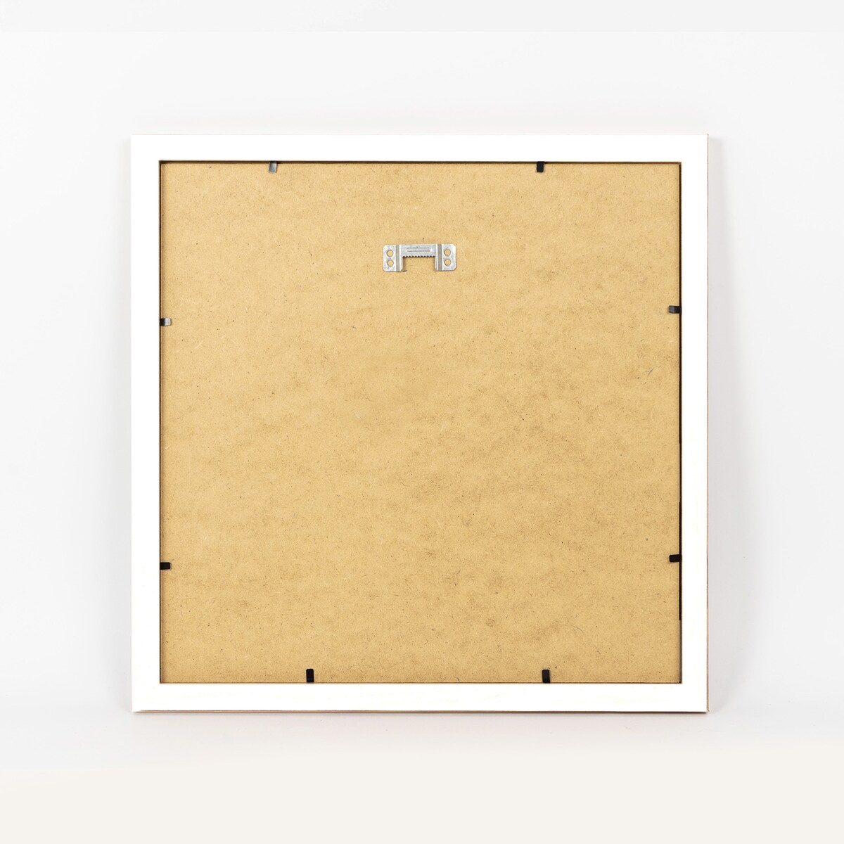 Ramka na zdjęcia 30x30 cm biała rama MDF z plexi do powieszenia pion poziom klasyczna kwadratowa ramka FRAMAI®