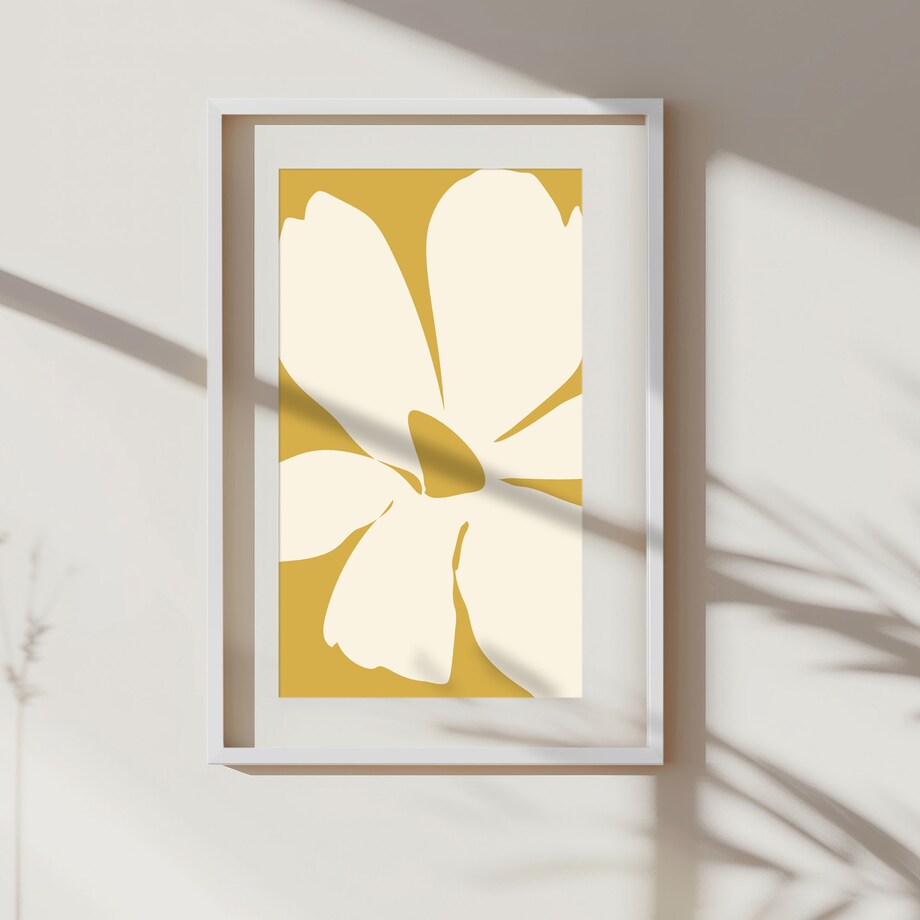 Ramka na zdjęcia 40x60 cm biała rama MDF z plexi do powieszenia pion poziom klasyczna prostokątna ramka FRAMAI®