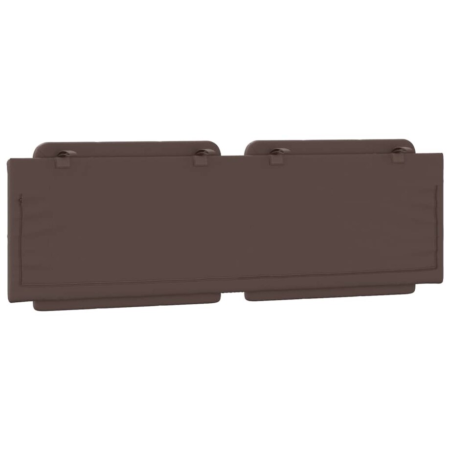 vidaXL Poduszka na wezgłowie, Zadar, brązowa, 160 cm, sztuczna skóra