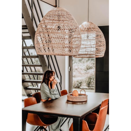 Lampa wisząca Cezar XL naturalna Monnarita