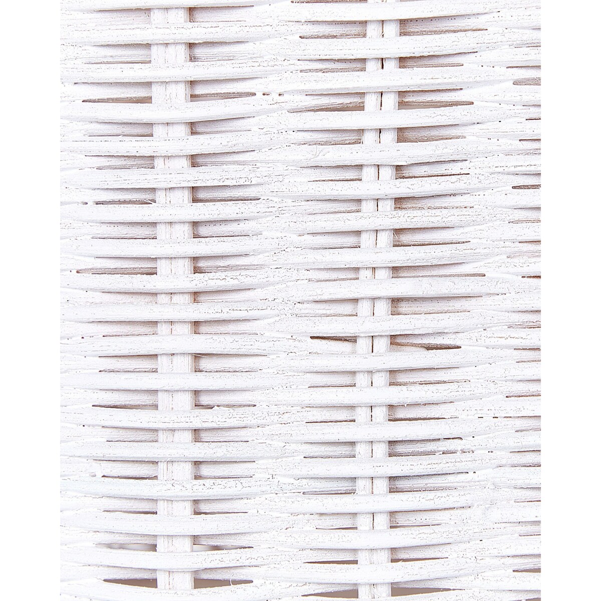 Kosz pleciony kangur rattanowy biały KAPITI