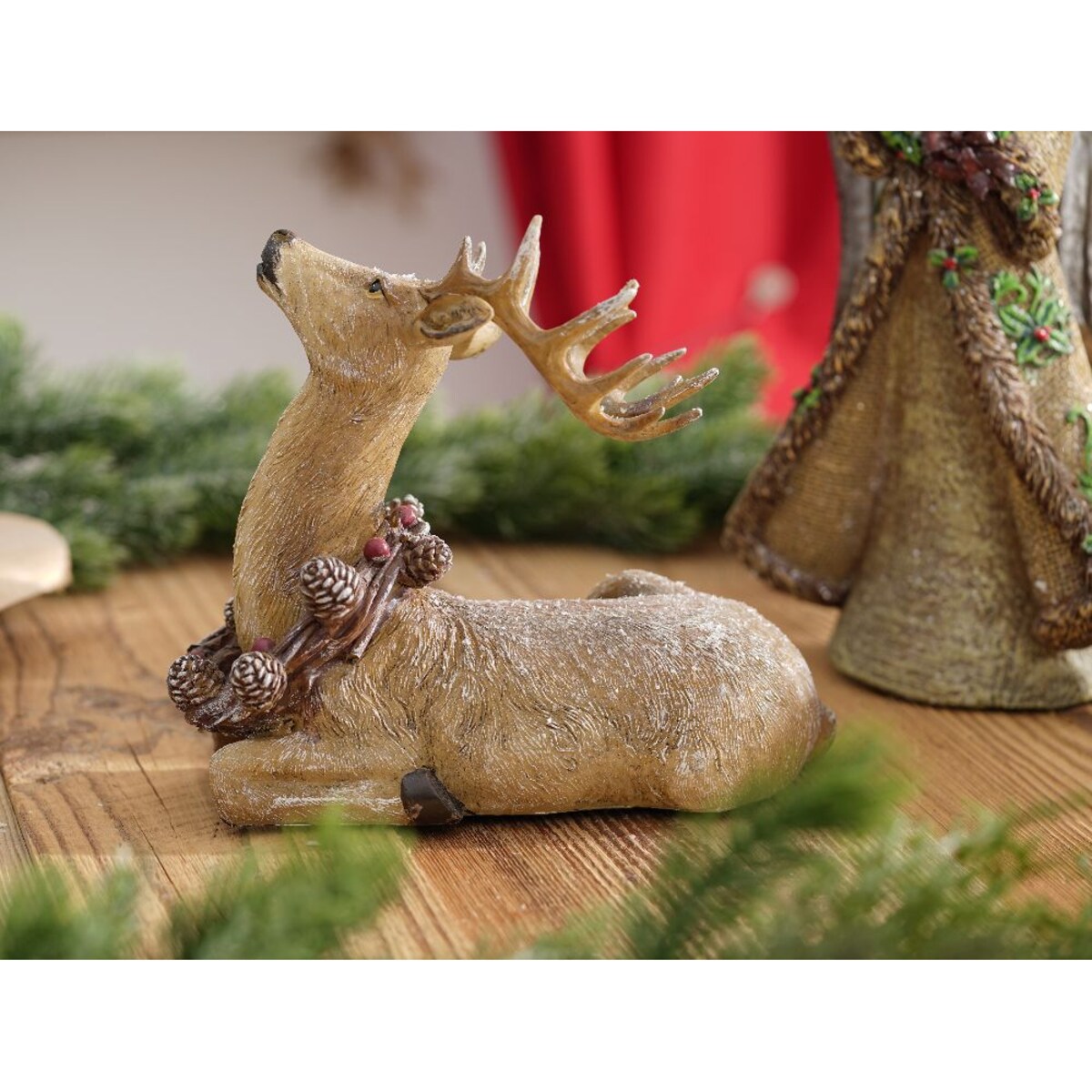 VILLA ITALIA Renifer Figurka świąteczna 18 cm GIVRE