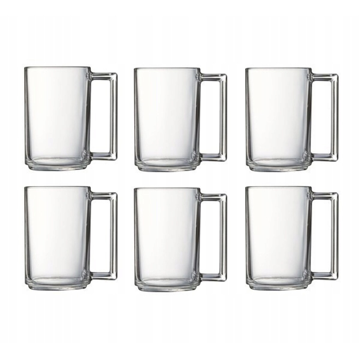 SZKLANKA KUBEK A LA BONNE 6 x 320 ml LUMINARC długie ucho na kawę herbatę