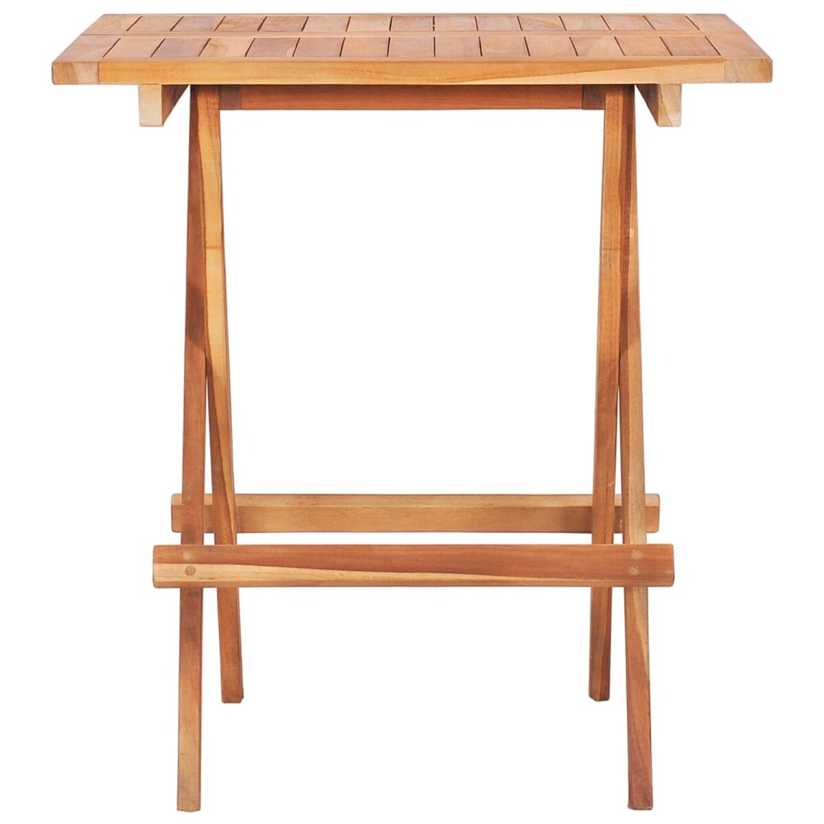 vidaXL Składany stolik bistro, 60x60x65 cm, lite drewno tekowe